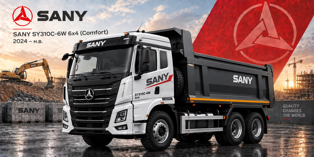 SANY SY310C-6W 6x4 (Comfort) 2024–н.в.